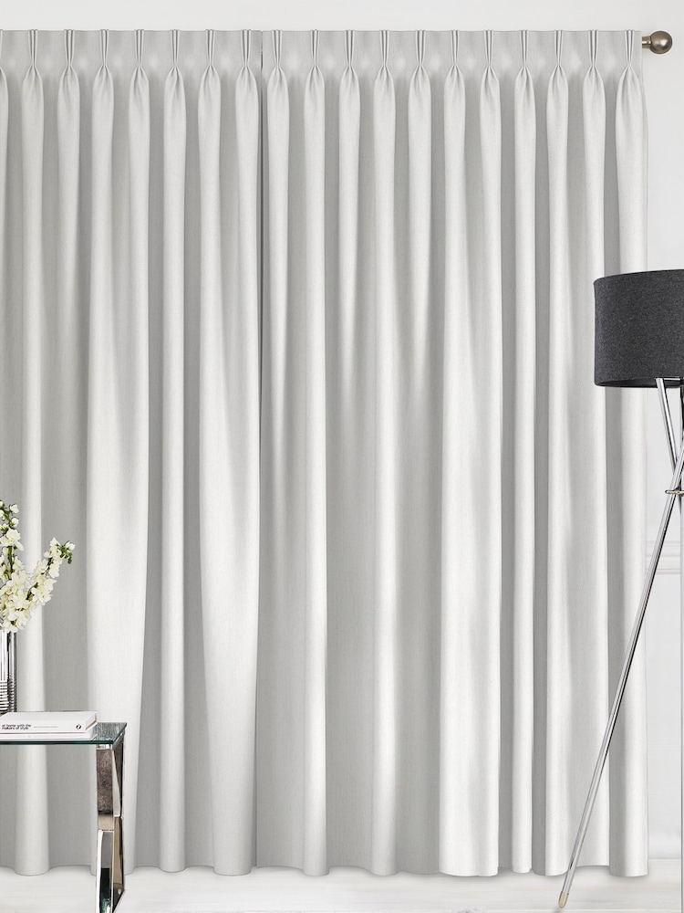 Ivory Glittery Made To Measure Curtains - Image 2 of 9
