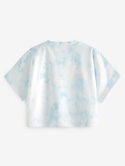 Синий с блестками и принтом тай-дай - License T-Shirt (3-16yrs) - Image 6 of 6