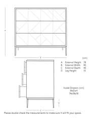 Swoon Brown Norrebro Chest of Drawers - Image 5 of 5