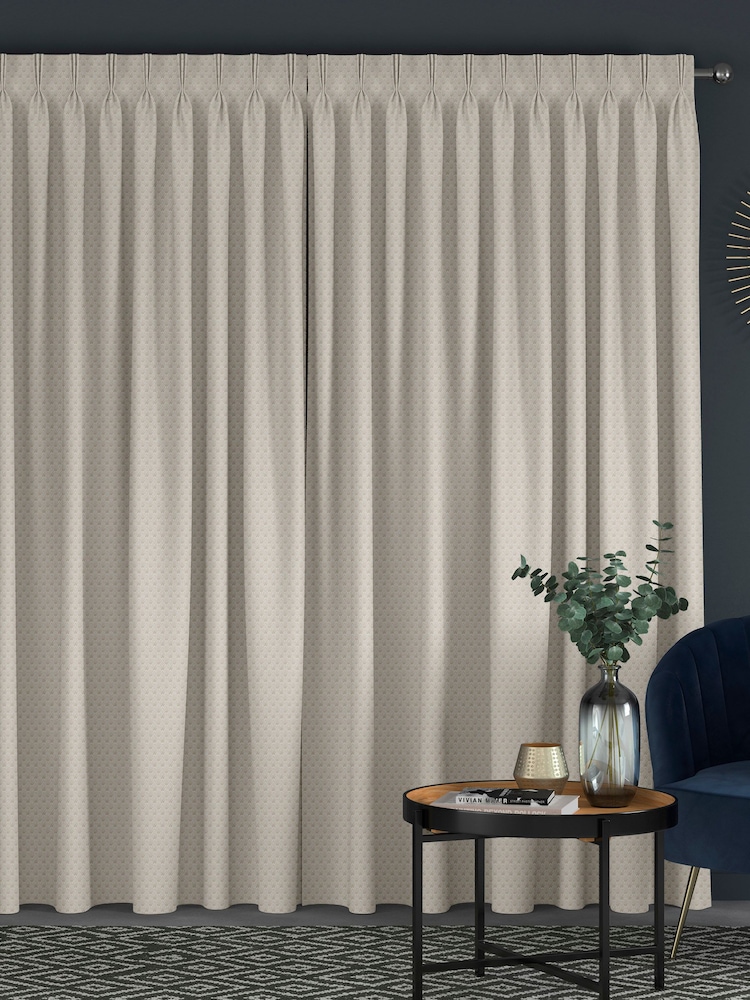 Nougat Cream Decco Made To Measure Curtains - Image 2 of 9