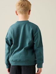 Angel & Rocket Green Minecraft Sweatshirt - Image 3 of 3