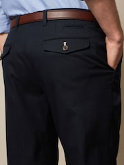 Navy Blue Slim Smart Chino Trousers - Image 4 of 7
