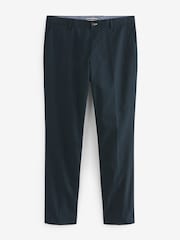 Navy Blue Slim Smart Chino Trousers - Image 5 of 7