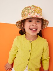 Pink/Green Patchwork Bucket Hat (3mths-10yrs) - Image 1 of 5