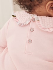 Baker by Ted Baker Cream толстовка со стеганым воротником и спортивные брюки - Изображение 6 из 11
