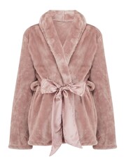 Pour Moi Pink Satin Trim Robes - Image 5 of 6