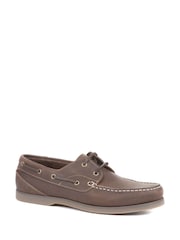 Jones Bootmaker Mens Parsons Leather Boat Shoes - Image 2 of 5