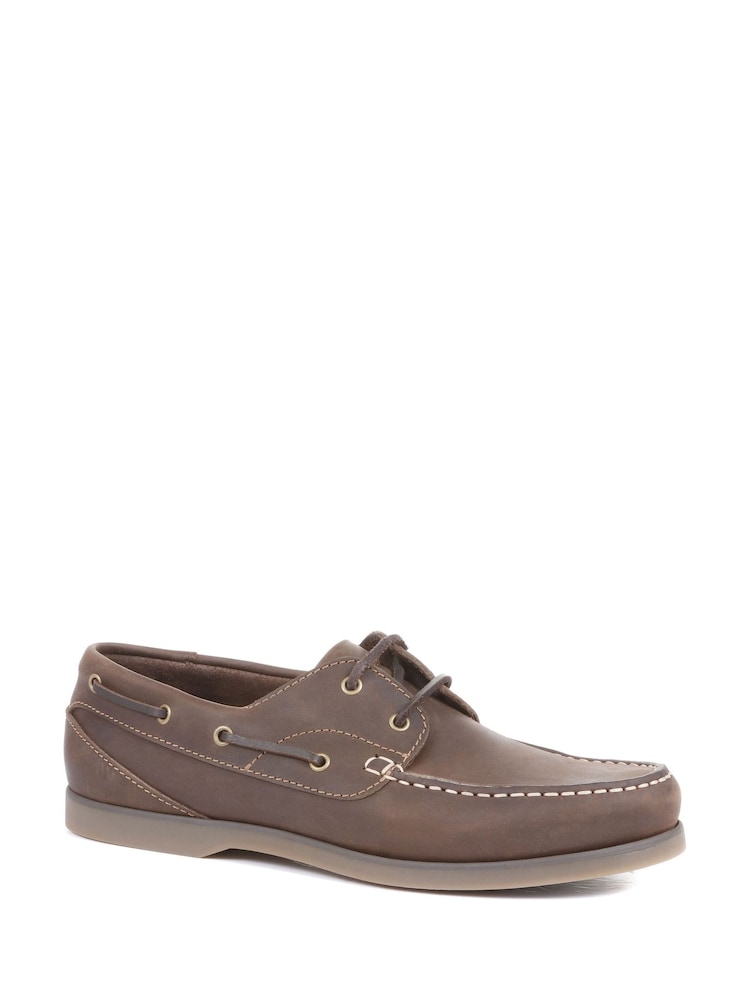 Jones Bootmaker Mens Parsons Leather Boat Shoes - Image 2 of 5