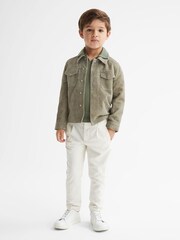 Reiss Rosemary Duchie Merino Wool Open Collar Polo Shirt - Image 3 of 6