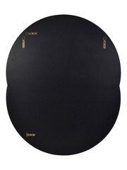 Libra Interiors Clear Eclipse Round Wall Mirror With Contrast Panel - Image 3 of 3