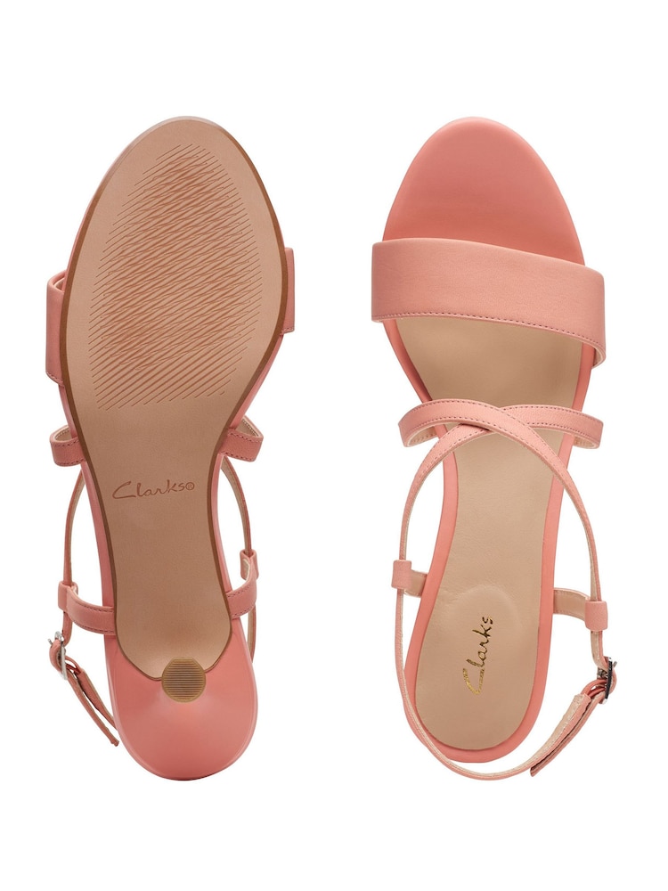Clarks Pink Amali Buckle Sandals - Image 7 of 7