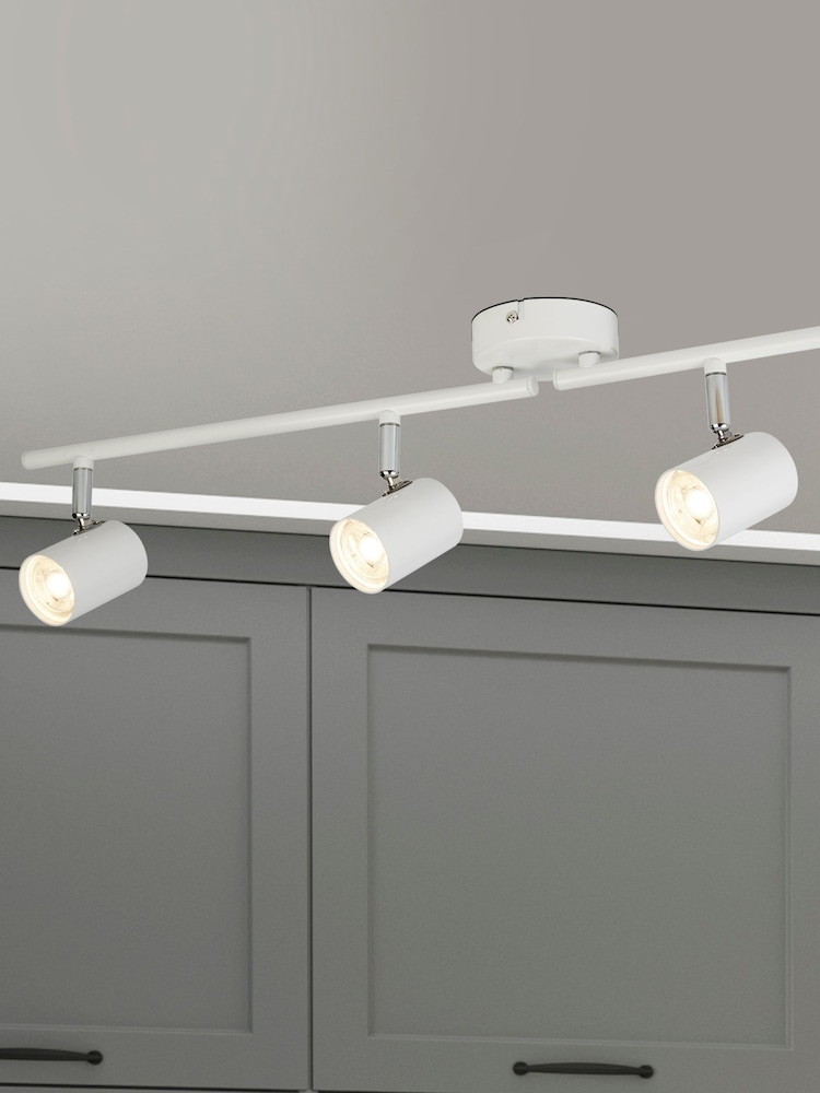 Searchlight White Maxi 4 Light Split Bar Spotlight - Image 2 of 3