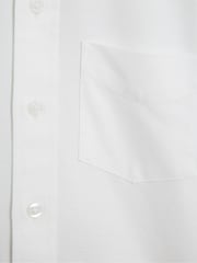 Reiss White Greenwich 9-14 yrs Button Down Oxford Shirt - Image 6 of 6