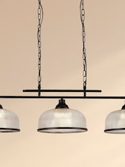 Searchlight Black Highclere 3 Light Ceiling Bar Spotlight - Image 2 of 3