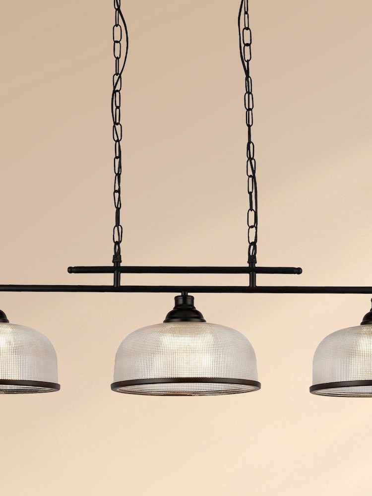 Searchlight Black Highclere 3 Light Ceiling Bar Spotlight - Image 2 of 3