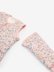 JoJo Maman Bébé Pink Meadow 3.5 Tog Baby Sleeping Bag - Image 3 of 4