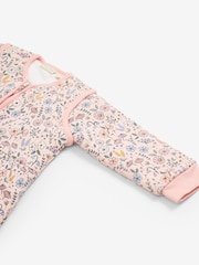 JoJo Maman Bébé Pink Meadow 3.5 Tog Baby Sleeping Bag - Image 4 of 4