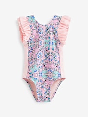 Baker by Ted Baker Pink Butterfly Swimsuit - Image 1 of 5