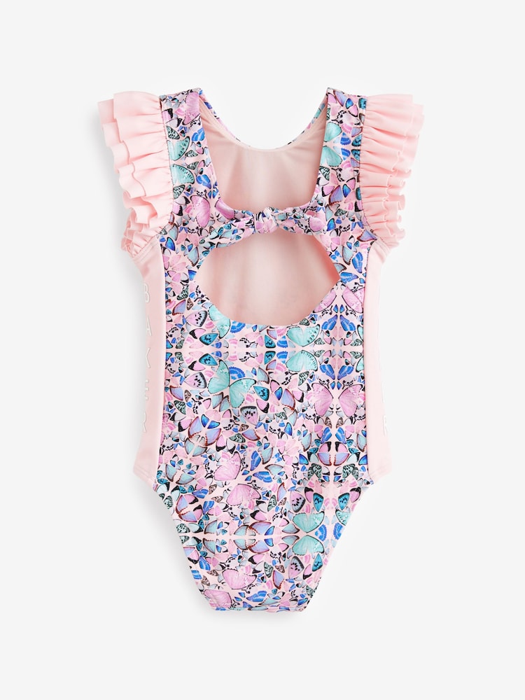 Baker by Ted Baker Pink Butterfly Swimsuit - Image 2 of 5