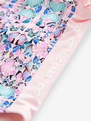Baker by Ted Baker Pink Butterfly Swimsuit - Image 4 of 5