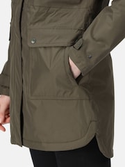 Regatta Green Sabinka Longline Waterproof Insulated Thermal Jacket - Image 4 of 9