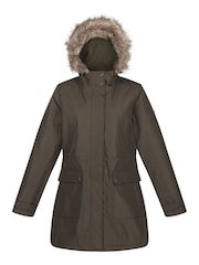 Regatta Green Sabinka Longline Waterproof Insulated Thermal Jacket - Image 7 of 9