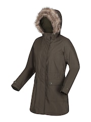 Regatta Green Sabinka Longline Waterproof Insulated Thermal Jacket - Image 9 of 9