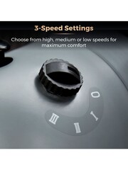 Tower Grey 12 Inch Metal Desk Fan - Image 13 of 13