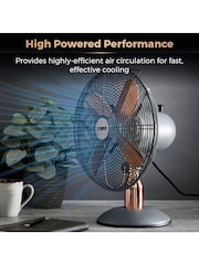 Tower Grey 12 Inch Metal Desk Fan - Image 3 of 8