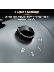 Tower Grey 12 Inch Metal Desk Fan - Image 4 of 8