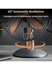 Tower Grey 12 Inch Metal Desk Fan - Image 5 of 8