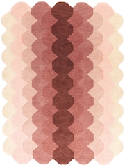 Asiatic Rugs Pink Hive Rug - Image 2 of 4