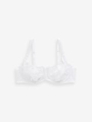 Black/White/Praline Nude Non Pad Balcony Lace Bras 3 Pack A-E - Image 4 of 5