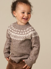 Angel & Rocket Red Oliver Fairsile Jumper And Trousers Set - Image 1 of 6