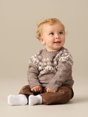 Angel & Rocket Red Oliver Fairsile Jumper And Trousers Set - Image 3 of 6