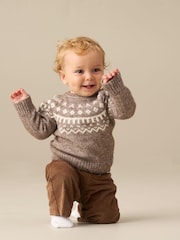 Angel & Rocket Red Oliver Fairsile Jumper And Trousers Set - Image 4 of 6