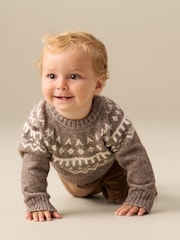 Angel & Rocket Red Oliver Fairsile Jumper And Trousers Set - Image 6 of 6