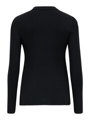 Pour Moi Black Bailey Slinky Recycled Jersey Shirt - Image 5 of 5