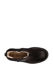 Clarks Black Standard Fit (F) Older Girls Astrol Orin Boots - Image 6 of 7