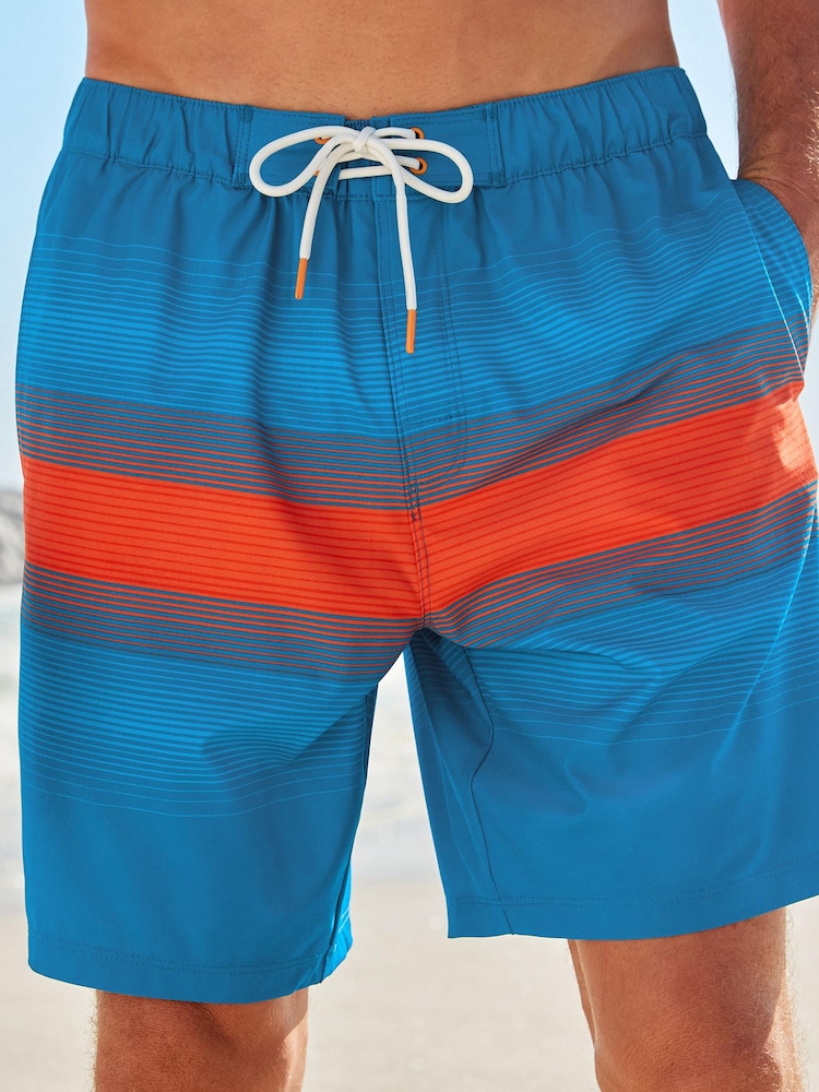 Blue Orange Ombre Boardshorts - Image 2 of 5