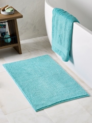 Teal Blue Bobble Bath Mat - Image 1 of 5