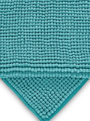 Teal Blue Bobble Bath Mat - Image 2 of 5