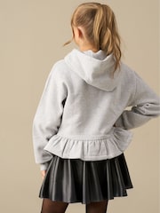 Angel & Rocket Grey Minnie Bow Peplum Hoodie - Image 2 of 3