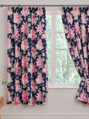 D&D Pink Kirsten Pencil Pleat Curtains - Image 1 of 3
