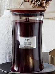 Woodwick Red Hourglass Cherry Large Candle - Image 1 of 2