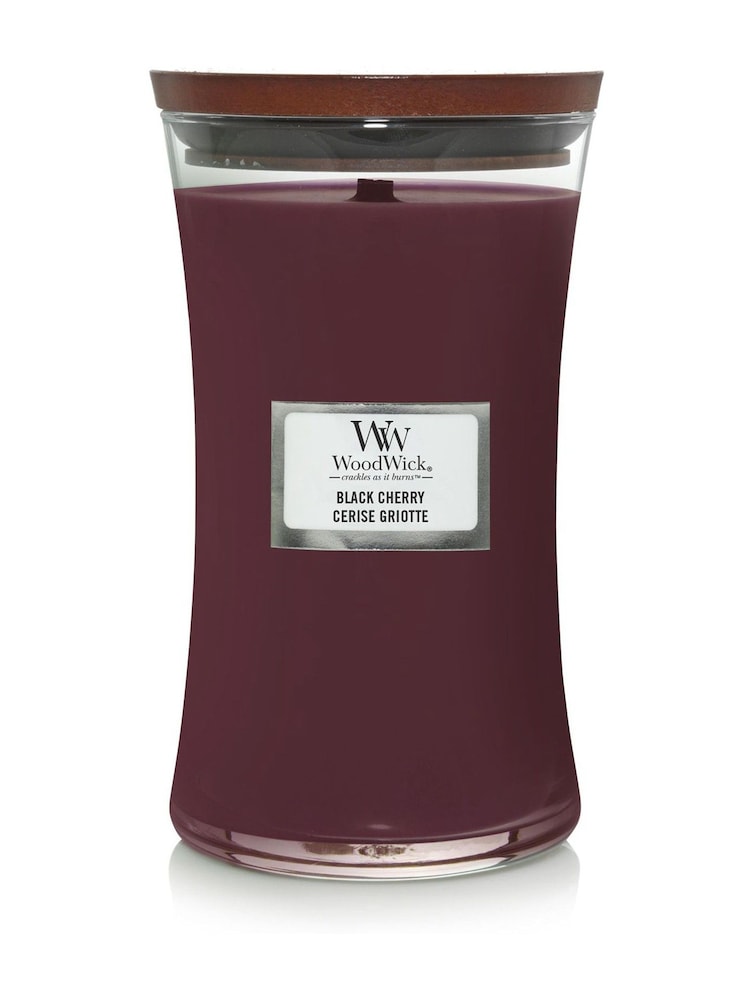Woodwick Red Hourglass Cherry Large Candle - Image 2 of 2
