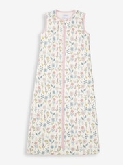 JoJo Maman Bébé Cream Meadow 2.5 Tog Toddler Sleeping Bag - Image 1 of 4