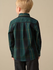 Angel & Rocket Green Abel Check Shirt With Bow Tie - Image 4 of 6
