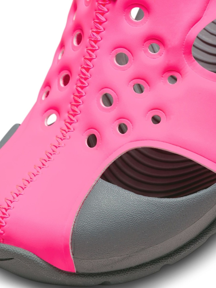 Nike Pink Sunray Protect Junior Sandals - Image 10 of 10