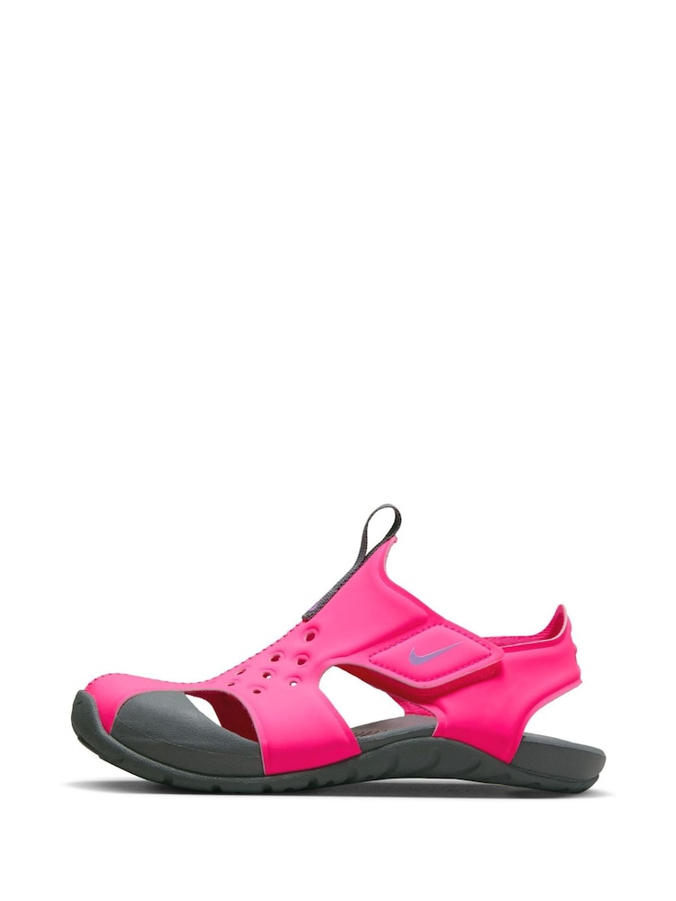 Nike Pink Sunray Protect Junior Sandals - Image 2 of 10